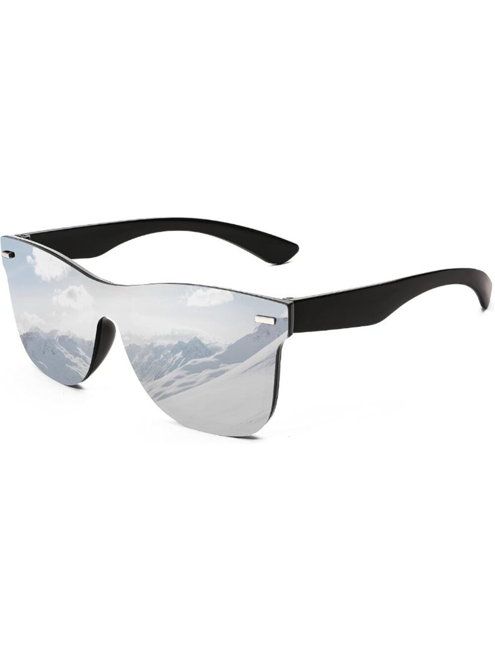 Trendy Mirrored Reflective Sunglasses for Women & Men - Stylish UV Protection
